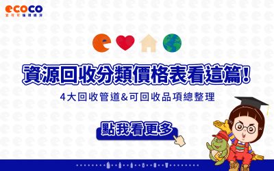 資源回收分類價格表看這篇！4大回收管道&可回收品項總整理